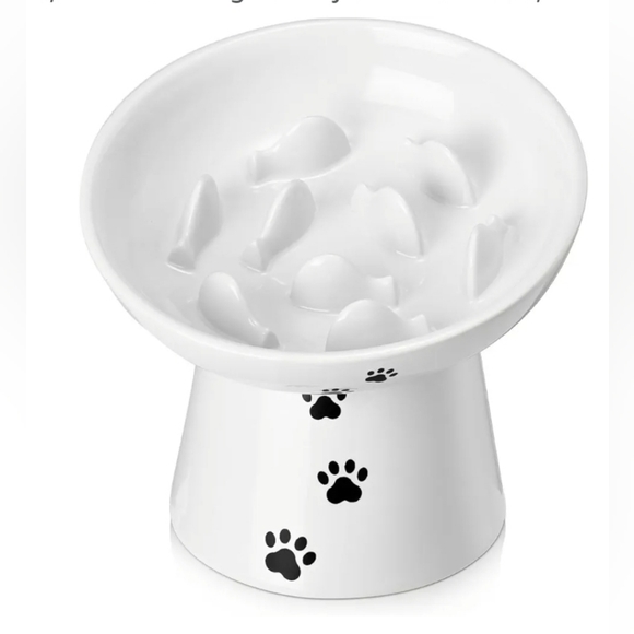 Pet Feeder Ceramic Bowl - Picture 1 of 9